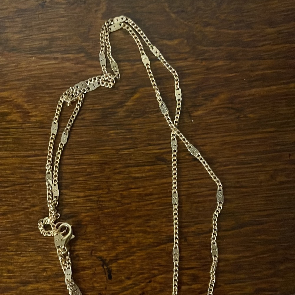 As U Wish Women's Gold and Black Necklace OS NWOT - Picture 2 of 3